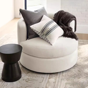 Mode Wohnzimmer Möbel Freizeit <span class=keywords><strong>Sofa</strong></span> Lazy Günstige Custom ized Farbe Hotel Lazy Round Stoff Weiches <span class=keywords><strong>Sofa</strong></span> für Zuhause - Product Image 5