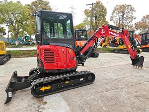 Mini-excavatrice Yanmar Vio35 d'occasion 3,5 tonnes à prix réduit, fabriquée au Japon, faible nombre d'heures de fonctionnement - Product Image 3