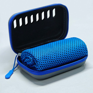 Nueva Toalla Deportiva de Secado Rápido, Color Sólido, Poliéster, Toallas Refrescantes para Exteriores, Toallas Absorbentes para Gimnasio en Caja de EVA para Deportes al Aire Libre - Product Image 3