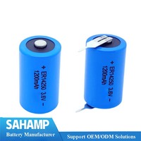 Baterai Lithium ER14250 untuk Robot Industri & Mainan (3.6V Silinder LiSOCl2/Solid State 6000 Siklus Penggunaan, Pengosongan Daya Sendiri Rendah)