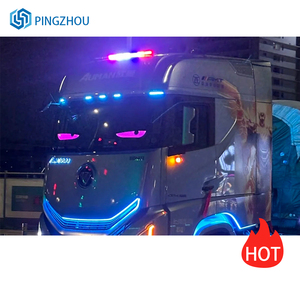 Hoạt hình Trọng lượng nhẹ xe Sticker mềm <span class=keywords><strong>LED</strong></span> ma trận Bảng điều chỉnh cho xe & Xe tải ma quỷ mắt kính chắn gió Màn hình hiển thị linh hoạt - Product Image 1
