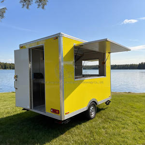 รถบรรทุกวีทรีนแบบพกพาสำหรับผู้สูบบุหรี่บาร์บิคิวแบบปรับแต่งได้สำหรับอุตสาหกรรม - Product Image 1