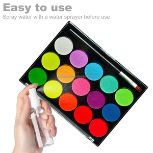 Kit <span class=keywords><strong>de</strong></span> <span class=keywords><strong>peinture</strong></span> corporelle et visage professionnelle pour enfants, ensemble <span class=keywords><strong>de</strong></span> <span class=keywords><strong>peinture</strong></span> artistique arc-en-ciel, <span class=keywords><strong>palette</strong></span> <span class=keywords><strong>de</strong></span> <span class=keywords><strong>peinture</strong></span> pour le corps et le visage - Product Image 4