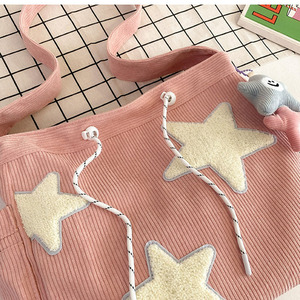 Borsa a Tracolla Estiva con Decorazione a Catena per <span class=keywords><strong>Donne</strong></span> <span class=keywords><strong>e</strong></span> Ragazze Adolescenti, Stile Grunge con Motivo a Stelle, Vendita all'Ingrosso - Product Image 3