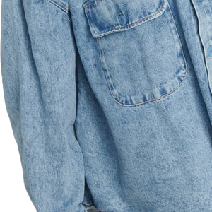 Camicie di <span class=keywords><strong>jeans</strong></span> da <span class=keywords><strong>donna</strong></span> di moda di vendita calda camicie di <span class=keywords><strong>jeans</strong></span> <span class=keywords><strong>oversize</strong></span> magliette di <span class=keywords><strong>jeans</strong></span> a maniche lunghe - Product Image 5