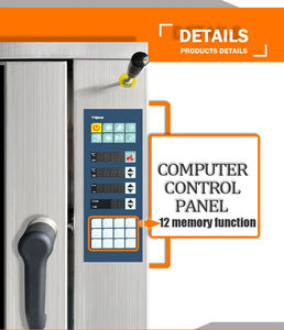 10 Trays Trolley Rotate Commercial <b>Bake</b> Gas New Version Convection <b>Oven</b> - Product Image 5