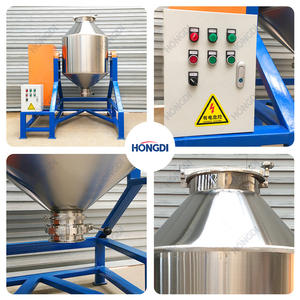 Mezclador de doble cono de acero inoxidable de grado alimenticio de 600L, precio de fábrica, polvo de alimentos, mezcla de partículas químicas de alta eficiencia - Product Image 5