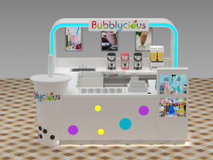 Chiosco Alimentare Perfetto per Centro Commerciale / Chiosco Bubble Tea / Design Bar Succhi in Vendita <span class=keywords><strong>Moko</strong></span> - Product Image 1