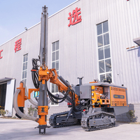HW452T Top Hammer Mining Rotary Drilling Rig 191kw Hard Rock avec moteur et moteur de changement automatique de plate-forme comme composants de base
