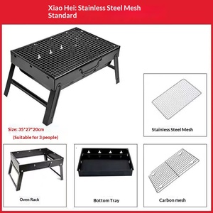 <span class=keywords><strong>Barbecue</strong></span> au <span class=keywords><strong>charbon</strong></span> de bois pliable et détachable <span class=keywords><strong>en</strong></span> <span class=keywords><strong>fonte</strong></span> Baykingwin, style japonais, pour 3 à 5 personnes, pour l'extérieur - Product Image 4
