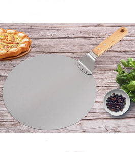 <span class=keywords><strong>Pelle</strong></span> à pizza circulaire de 10 pouces <span class=keywords><strong>pelle</strong></span> à <span class=keywords><strong>pain</strong></span> transférée du <span class=keywords><strong>four</strong></span> au poêle <span class=keywords><strong>pelle</strong></span> de jardin mobile - Product Image 1