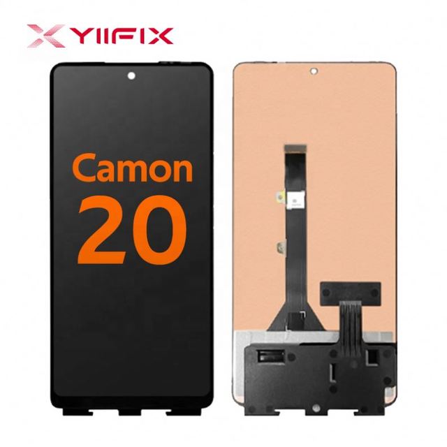 Custom Original LCD Touch Screen for Tecno Camon 20 Phone Replacement with 1 Year Warranty 6.6 Display Assembly