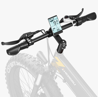 Sepeda Lipat Listrik ZHENGBU 26H1F 1000w Ban Tebal 26 inci Suspensi Penuh Sepeda Listrik Ban Tebal Sepeda Gunung Chopper Ebike