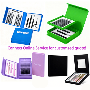 Оптовые накладные ресницы Private Label, 6-25 мм, индивидуальные ресницы 0.03/0.05/0.07 мм, мягкие корейские PBT кашемировые ресницы 17 мм в лотках - Product Image 2