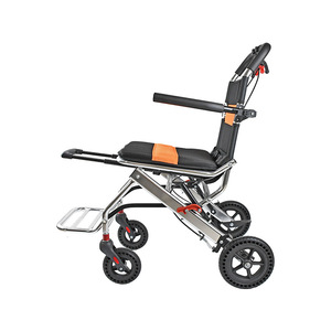 China Best Seller silla de ruedas de acero más barata usada Hospital Manual plegable 809 sillas de ruedas para discapacitados - Product Image 2