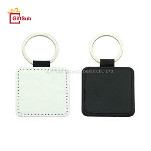 Рекламные сублимационные заготовки для брелоков, пустые кожаные брелоки, круглые сублимационные брелоки - Product Image 4