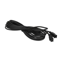 Kabel Ekstensi 3PIN 2PIN Panjang Kustom 1M 2M 3M 5M, Isolasi PVC PE, untuk Catu Daya Lampu LED dan Lampu Visi Mesin