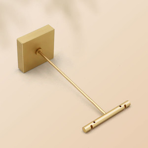 Bán buôn vàng bạc màu đen kim loại t thanh Bông tai chủ trang sức đứng Prop Bông tai hiển thị - Product Image 6