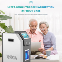 Inhalateur d'hydrogène portable intelligent |   99,99% de pureté élevée 6000ML/MIN |   Machine à hydrogène-oxygène pour les modes de vie actifs
