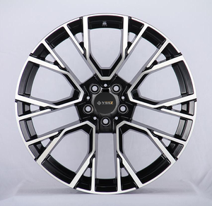 Jante en alliage universelle 5X112 5X120 SUV 20 pouces finition usinée noir argent pour BMW G26 G28 G60 G68 G61 G70 G14 G15 G16 U11 35mm - Product Image 2