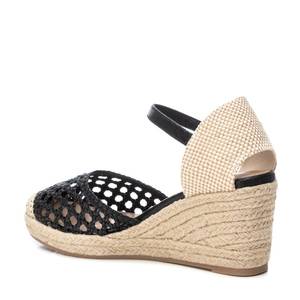 Xti Women's Espadrille Wedges Black 142893 Open Toe Summer <b>Sandals</b> - Product Image 3