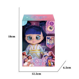 Poupée miniature Kpop de 18 cm (7 pouces) avec lunettes 5D, figurine de groupe féminin K-POP Witch Hunter - Product Image 6