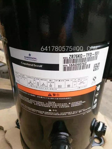 ZB26KQE-PFJ-558 ZB76KQ ZB58KQ ZB58KQE ZB29KQ คอมเพรสเซอร์เครื่องปรับอากาศสำหรับการจัดเก็บในระดับปานกลางและอุณหภูมิต่ำ - Product Image 6