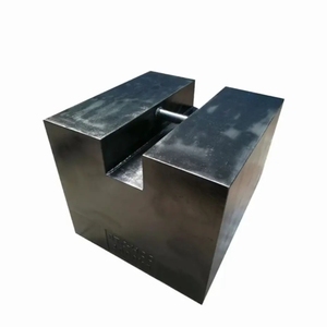 Poids d'essai en acier plaqué de 1000 kg Veidt, conformes OIML, avec points de pesée, poids pures de 1 tonne - Product Image 6