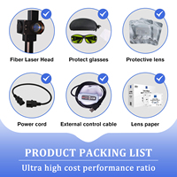 Mopa Lazer 100W 200W 300W Machine de décapage portable au laser pour éliminer la rouille, l'huile, l'oxyde, la couche de détartrage