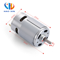 Motor Mikro Listrik DC Brushless RF775 Kawat Aluminium Grosir 6V 12V 24V