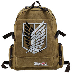 Mochila <span class=keywords><strong>de</strong></span> Lona Popular <span class=keywords><strong>de</strong></span> <span class=keywords><strong>Ataque</strong></span> a <span class=keywords><strong>los</strong></span> <span class=keywords><strong>Titanes</strong></span>, Diseño <span class=keywords><strong>de</strong></span> Anime, Bolsa Escolar con Cremallera - Product Image 4
