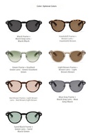 Lunettes de soleil rétro 2026 unisexe, monture TR90, verres PC, protection UV400, lunettes colorées, vente en gros, logo personnalisé