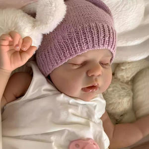 Lifeyeniden doğmuş 22 ''55cm uyku yenidoğan yeniden doğmuş bebek bebekler pamuk vücut Handdraw saç bebek çocuklar için yeniden doğmuş hediyeler - Product Image 3