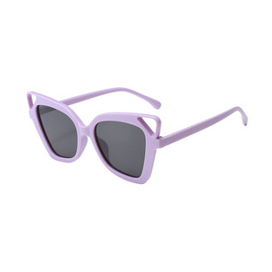 Lunettes de soleil œil de chat à monture complète UV400, mode femme, protection solaire adulte - Product Image 2