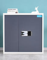 Caja Fuerte Metálica de Diseño Moderno con Sistema de Cerradura de Código, Caja de Seguridad Oculta Ajustable, Gabinete Confidencial para Escuela, Taller, Dormitorio