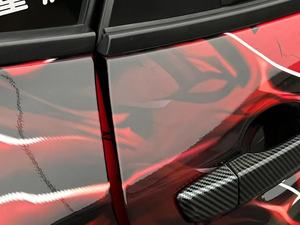 1.52*17 mét nóng bán tùy chỉnh phim hoạt hình thiết kế mô hình vinyl bọc CuộN nọc độc xe trang trí phim tự dính thay đổi màu sắc phim - Product Image 3