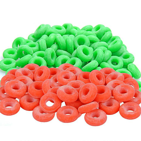 Castration Rings - Khaki Orange Green Color Pig Lamb Calf Rubber Rings