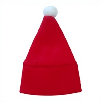 Mini-couvercle de bouteille de vin en tricot, chapeau de Père Noël mignon, décoration créative pour fêtes et festivals, cadeaux de Noël