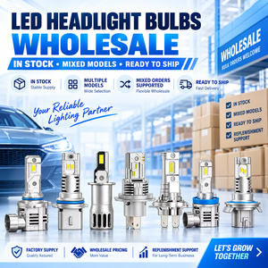 Ampoule de phare LED 9005, ampoule LED 9006, HB3, HB4, blanc brillant, faisceau haut et bas, phare de voiture - Product Image 1