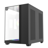 Boîtier PC AntarcChill à prix de gros, boîtier ATX Mid Tower pour gamer, boîtier de bureau, châssis d'ordinateur en verre trempé