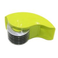 Nieuw Ontwerp Handleiding Groentesnijder Roestvrij Staal Ui Knoflook Noodle Kruid Roller Snijder Veilig Plastic Handvat Voor In Blokjes Snijden