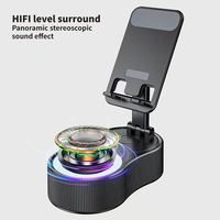 Altavoz inalámbrico de gran venta, soporte para teléfono móvil, sonido envolvente HD Con base antideslizante para uso doméstico