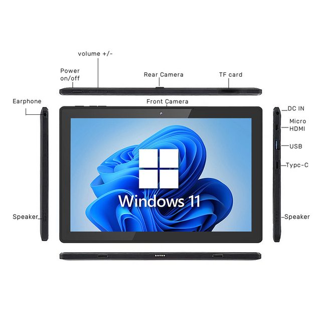 OEM ODM 10.1 Inch Windows 10/11 Interactive Educational Tablet PC with Long Battery Life Can Be Configured As POS Cash Register.