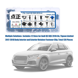 Clips de Plástico para el Interior del Coche Audi Q5, 120 Piezas, para Reparación de Parachoques y Capó, desde 2018 - Product Image 2