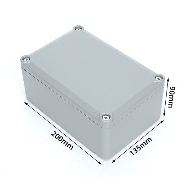 200*135*90mm IP67 Full Size Outdoor Aluminium Waterproof  Die Cast Aluminum Industrial  Distribution Junction Box