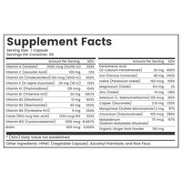 Usine de marque privée en gros digestible une fois par jour capsule de multivitamines en fer bariatrique supplément de perte de poids