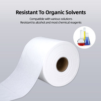 Wipestar OEM ODM Polyester Quadratische Vlies-Reinigungstücher-Rolle Fusselfreie Industrielle Reinigungstücher Starke Wasser- und Ölabsorption ROHS