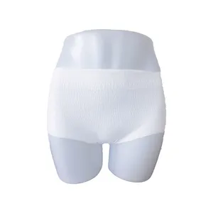 OEM High Stretch Disposable Soft Breathable Microfiber Underwear for Menstrual Period Travel Spa