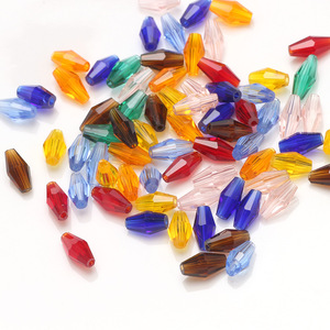 48 Pezzi / Filo <span class=keywords><strong>Perline</strong></span> in Cristallo a Punta Lunga Biconica 6*12mm Materiale DIY per Scarpe Fiori Accessori per Abbigliamento - Product Image 4