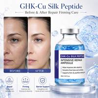 Sérum Ampoule en Gros GHK-Cu Peptide de Soie et de Cuivre pour Raffermir, Réparer la Barrière Cutanée, Hydrater, Lisser et Revitaliser la Peau – Marque Privée